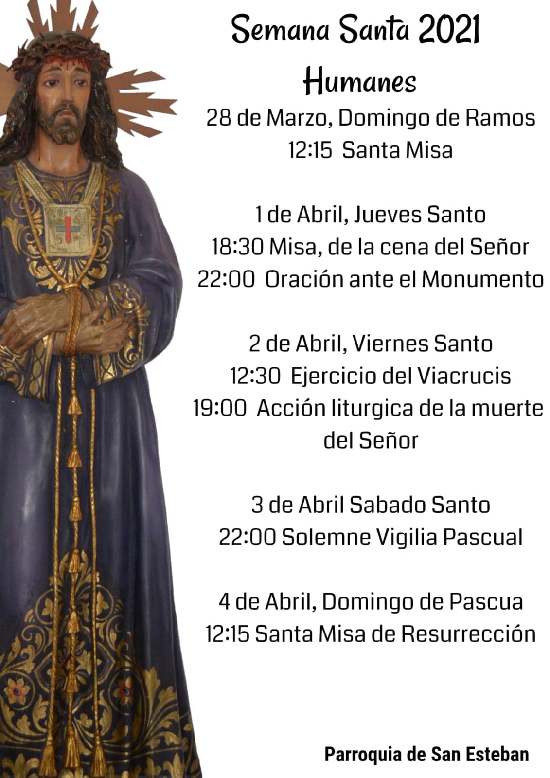 Semana Santa en Humanes 2021 Humanes